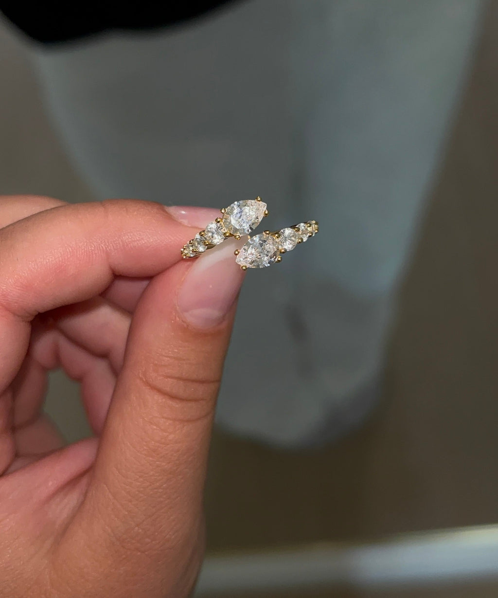 Gold Solara Ring | 925 Sterling Silver