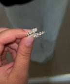 Gold Solara Ring | 925 Sterling Silver