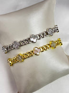 Floral Flower Bangle