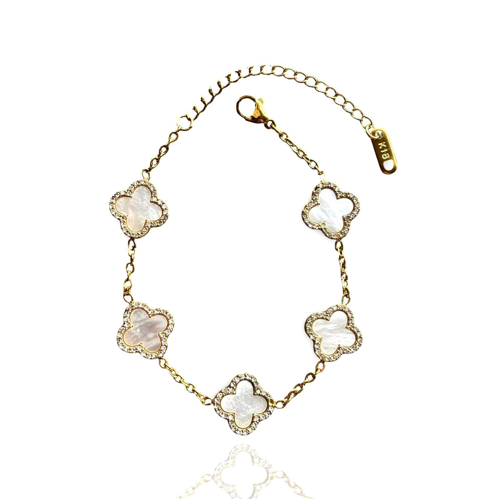 Pearl Clover Bracelet