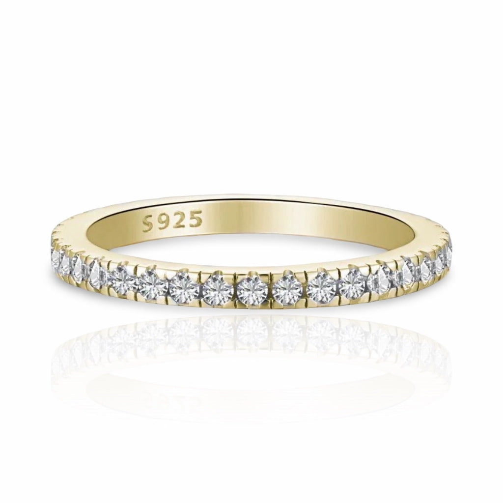 Gold Lumière Ring | 925 Sterling Silver