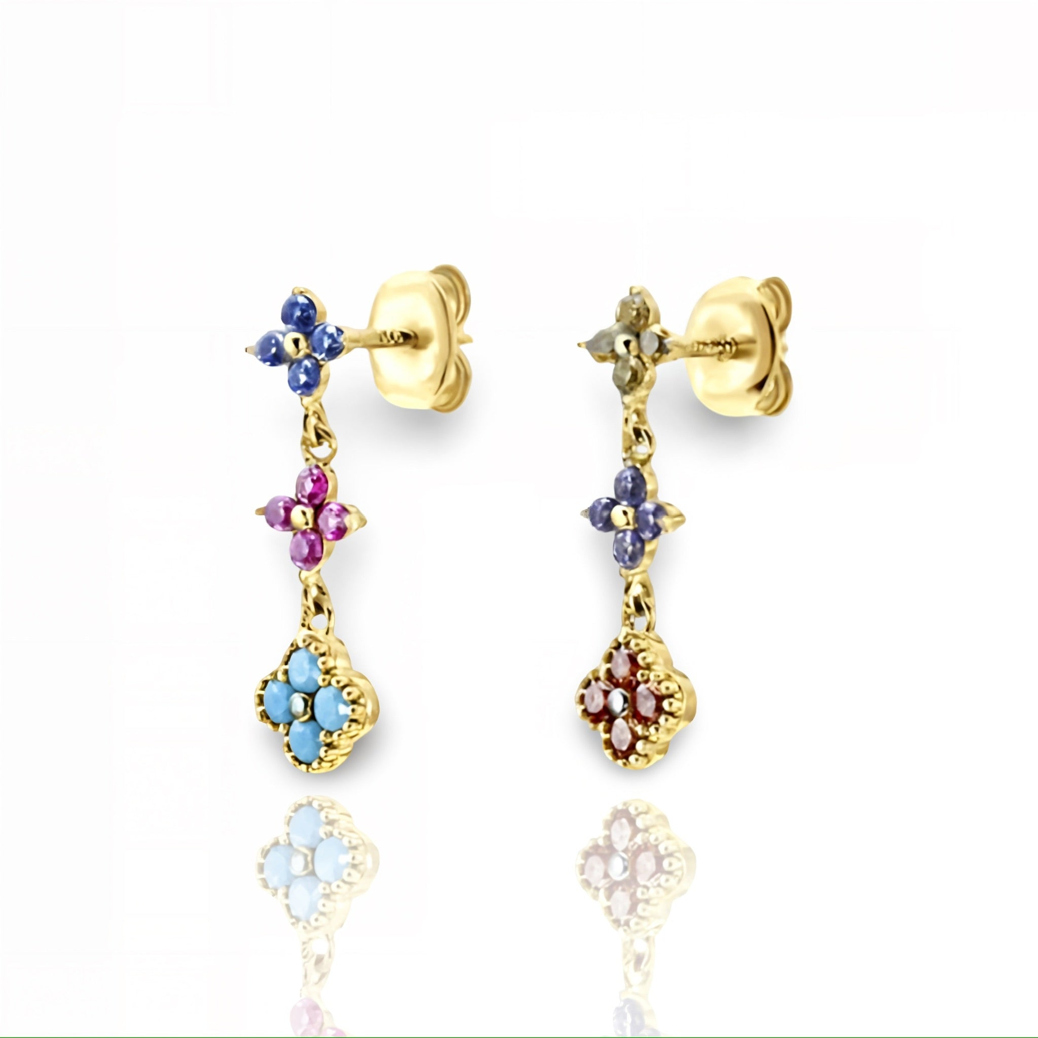 Fiora Color Earrings | 925 Sterling Silver