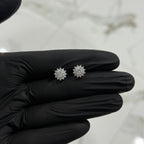 S925 Snowflake Earrings