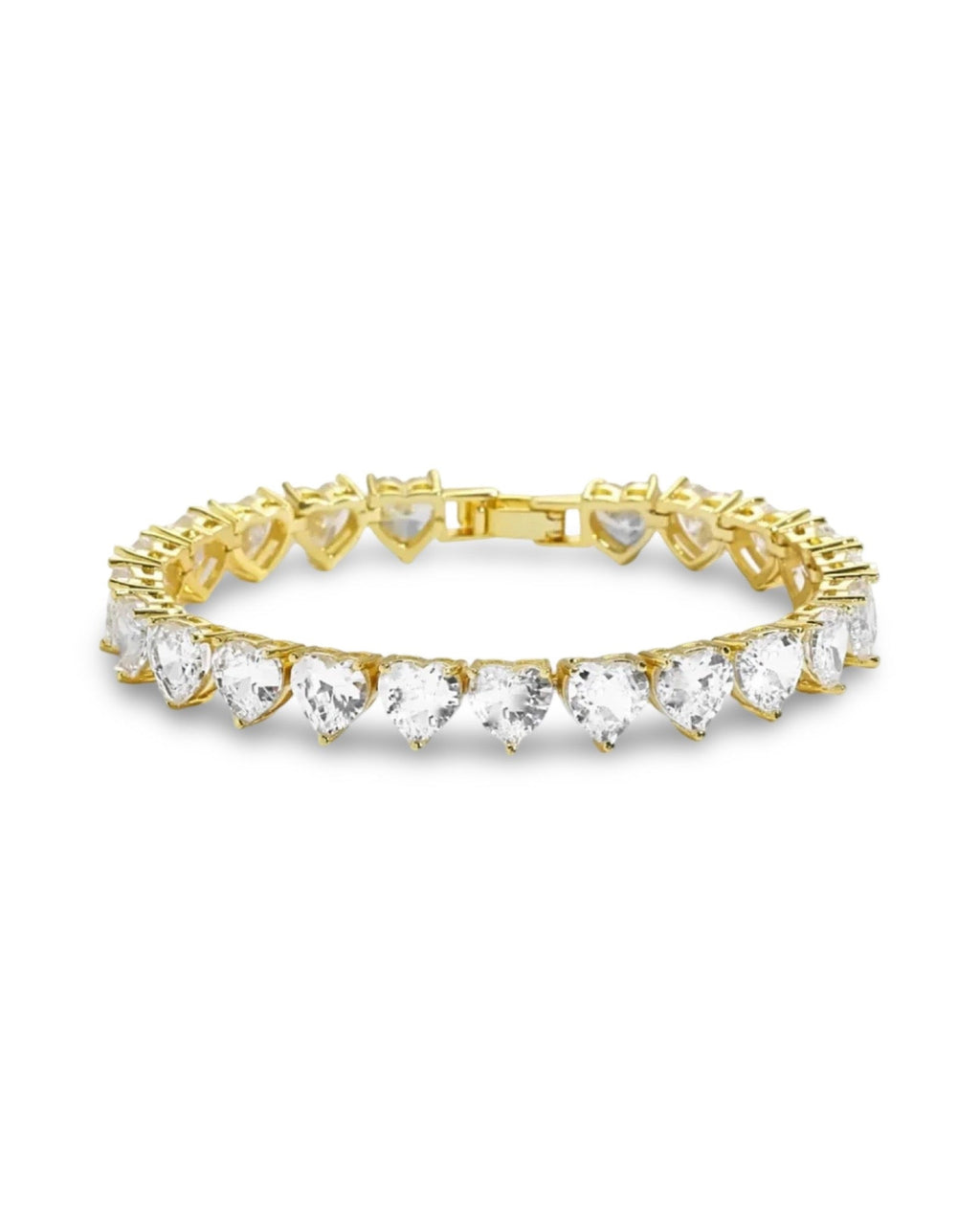 Heart Tennis Bracelet