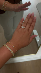 Gold Nova Bracelet | 925 Sterling Silver