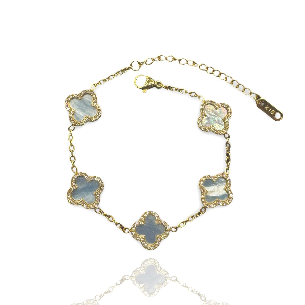 Pearl Clover Bracelet