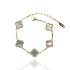 Pearl Clover Bracelet