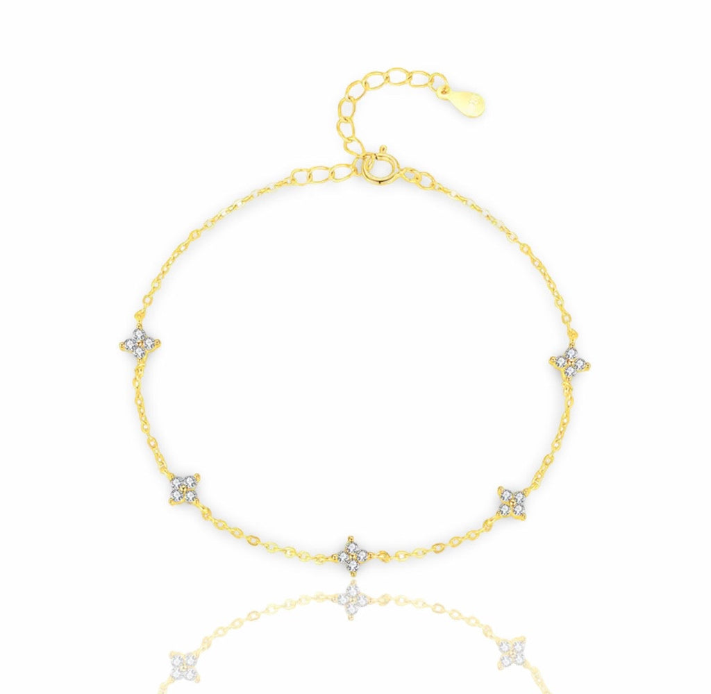 Gold Nova Bracelet | 925 Sterling Silver