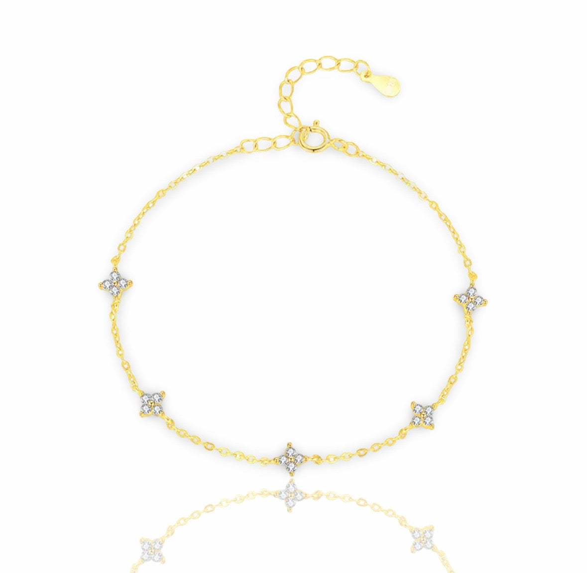 Gold Nova Bracelet | 925 Sterling Silver