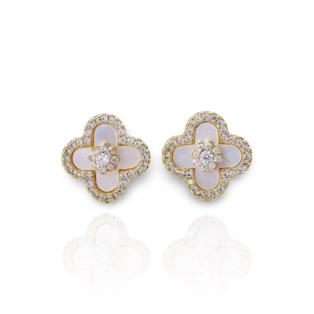 Diamond Bloom Earrings