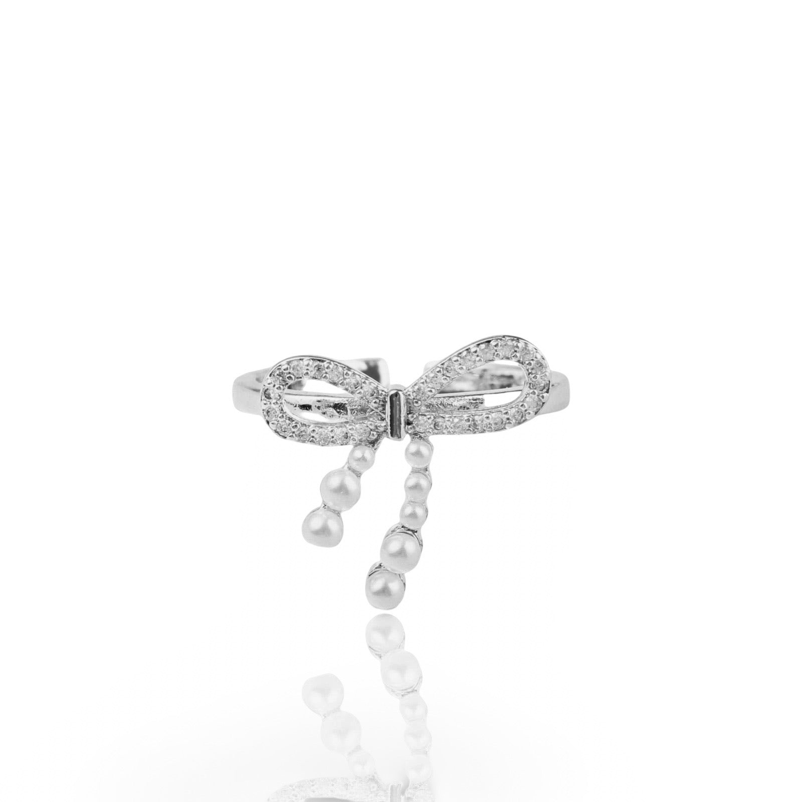 Pearl Bow Ring