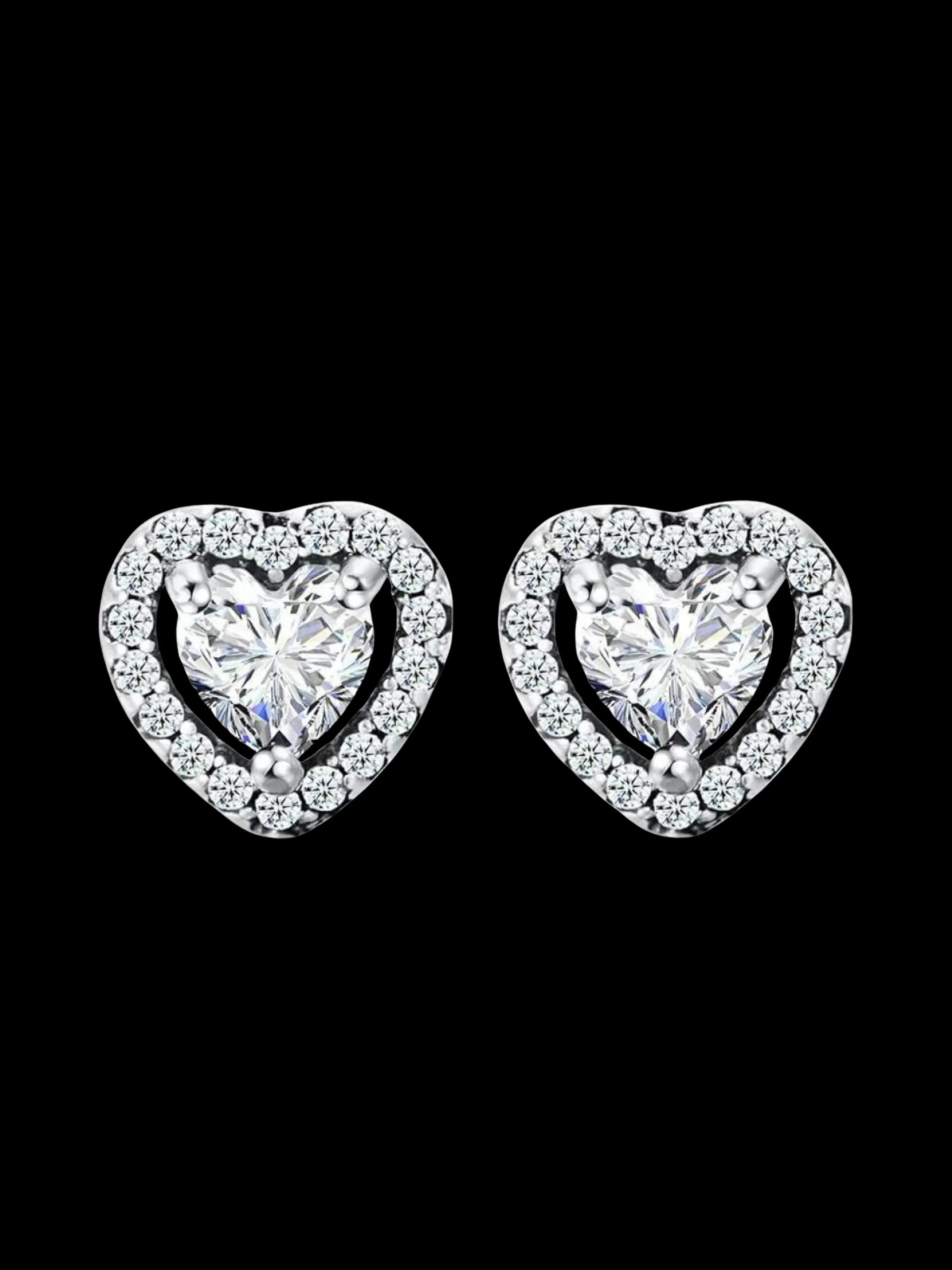 Hearts Earrings (S925)